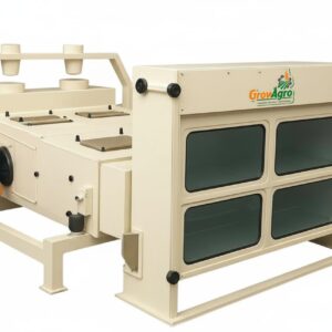 Vibro separator with aspiration channel